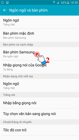 Bàn phím Samsung